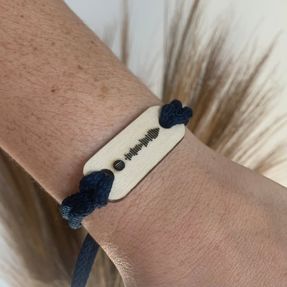 Bracelet musical bleu marine